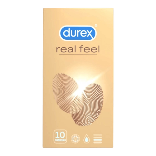 Durex RealFeel óvszer (10db) - latexmentes óvszer