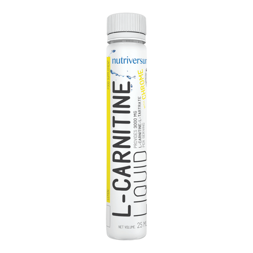 L-Carnitine 3 000 mg - 25 ml - FLOW - Nutriversum - citrom - hozzáadott króm és vitaminok