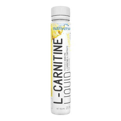 L-Carnitine 3 000 mg - 25 ml - FLOW - Nutriversum - ananász - hozzáadott króm és vitaminok