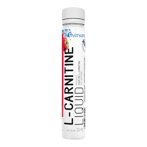 L-Carnitine 2 500 mg - 25 ml - FLOW - Nutriversum - málna - 