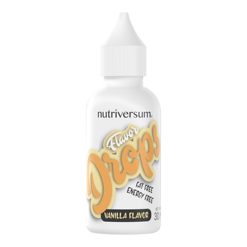Flavor Drops - 30 ml - FOOD - Nutriversum - vanília - kalóriamentes
