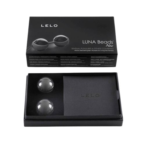 LELO Luna Noir - variálható gésagolyók - javítják az orgazmuskészséget