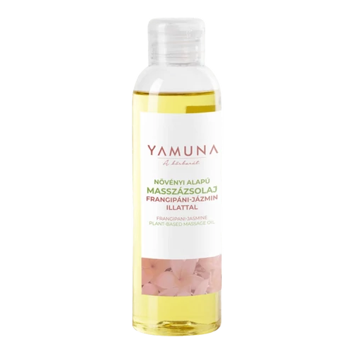 Frangipáni-Jázmin növényi alapú masszázsolaj - 250ml - színezék-, parabén- és paraffin mentes