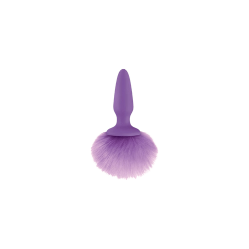 Bunny Tails Purple - záróizom tágító, lazító eszköz, színes nyúlfarokkal