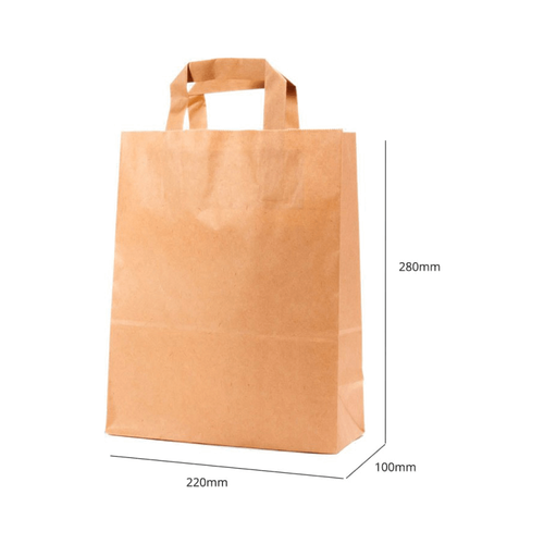 Papír táska 220x280x100 mm - az ár tartalmazza a termékdíjat