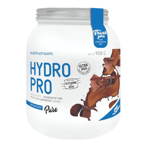 Hydro PRO - 908 g - PURE - Nutriversum - csokoládé - 90% fehérje tartalom
