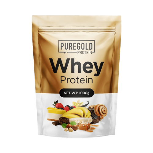Whey Protein fehérjepor - 1 000 g - PureGold - mogyorós csokoládé - 