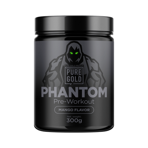 Phantom edzés előtti ízesített italpor - 300g - Mango - PureGold - 