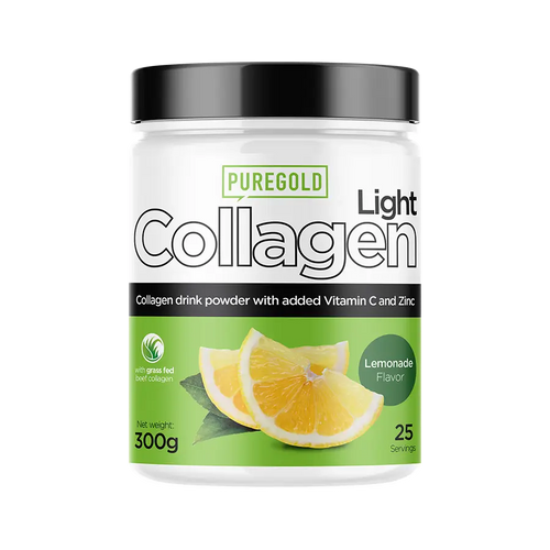 Collagen Marha kollagén italpor - Light Limonádé - 300g - PureGold - 10.000mg Kollagén