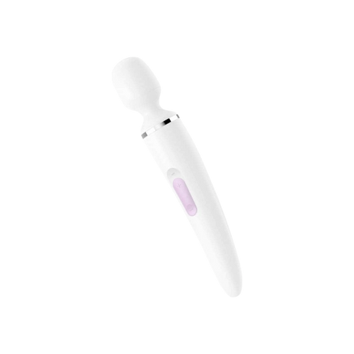 Satisfyer Wand-er Woman masszázs vibrátor (fehér) - az igazi kényeztetés