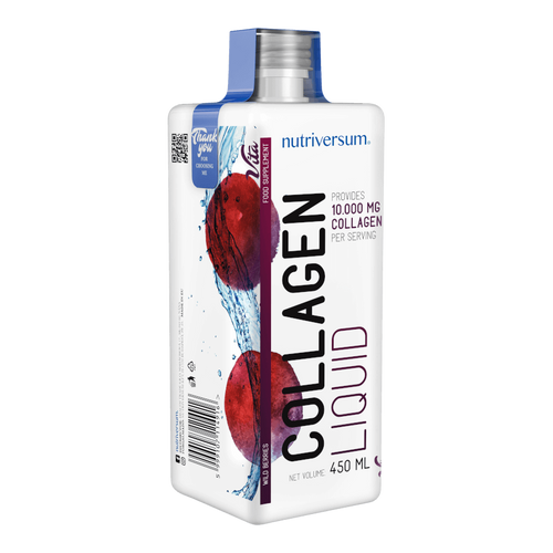 Collagen liquid - 10.000 mg - 450 ml - VITA - Nutriversum - erdei gyümölcs - 
