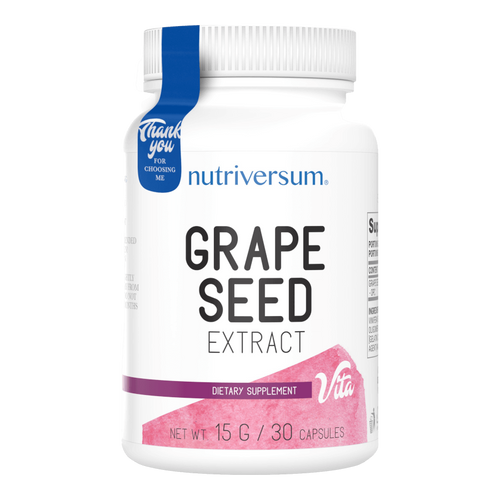 Grape Seed - 30 kapszula - VITA - Nutriversum - nagy dózisú szőlőmagkivonat
