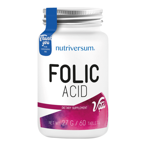 Folic Acid - 60 tabletta - VITA - Nutriversum - 
