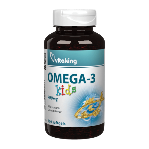 Omega-3 Kids 500mg - 100 gélkapszula - Vitaking  - 