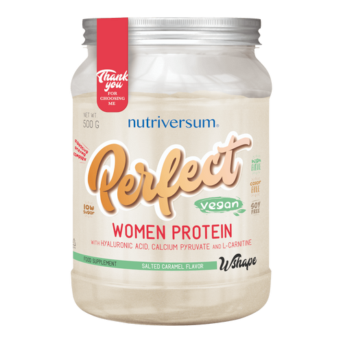Perfect Woman Protein - 500 g - WSHAPE - Nutriversum - sós karamell - teljeskörű tápanyag tartalom