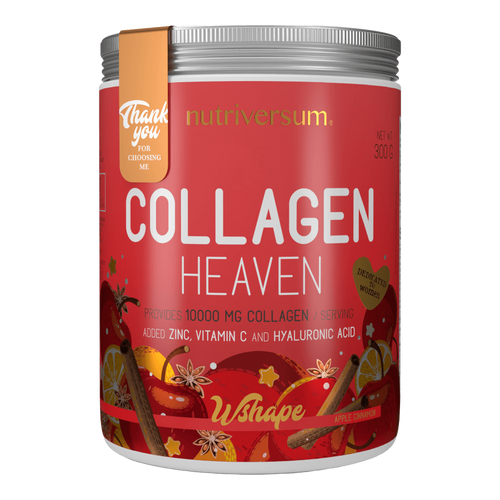 Collagen Heaven - 300 g - WSHAPE - Nutriversum - alma-fahéj - 10.000mg Kollagén