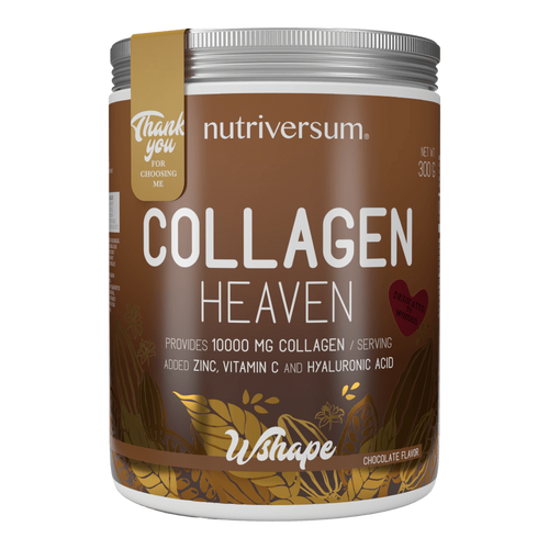 Collagen Heaven - 300 g - WSHAPE - Nutriversum - csokoládé - 10.000mg Kollagén