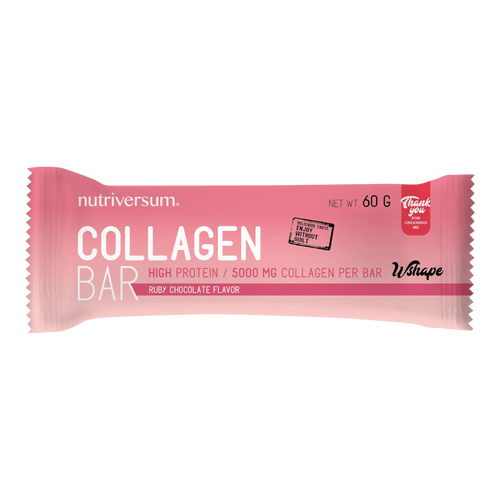 Collagen Bar - 60 g - WSHAPE - Nutriversum - Ruby csokoládé - 
