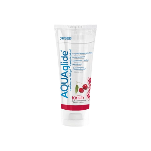 AQUAglide Meggyes síkosító - 100ml - ízesített, vízalapú és óvszerbarát