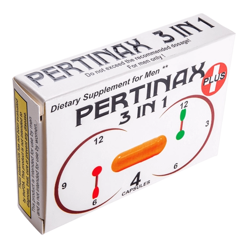 Pertinax 3 in 1 Plus - 4db kapszula - alkalmi potencianövelő