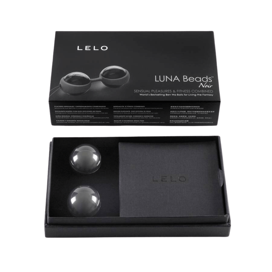 Image of LELO Luna Noir - variálható gésagolyók