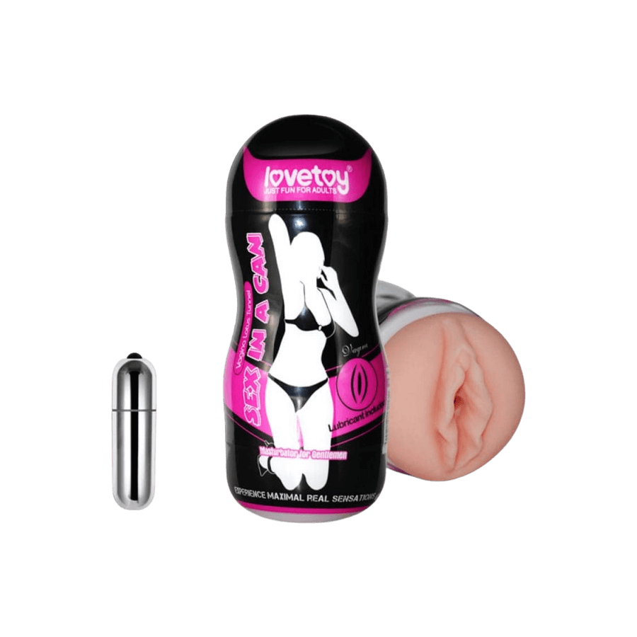 Sex In A Can -Vibrating Vagina Tunnel 1 - Lovetoy