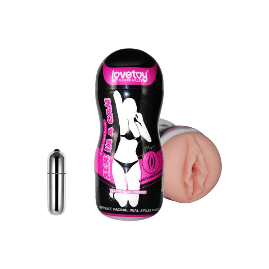 Image of Sex In A Can -Vibrating Vagina Tunnel 1 - Lovetoy