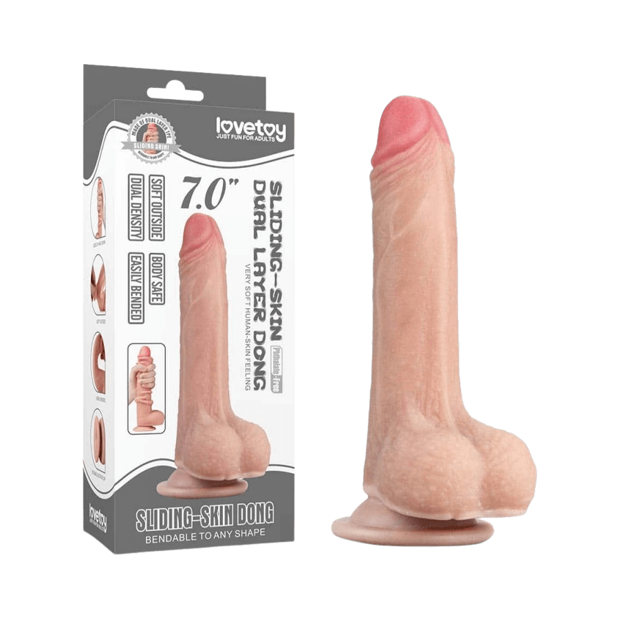 Image of Lovetoy - Sliding Skin Dong 7 inch