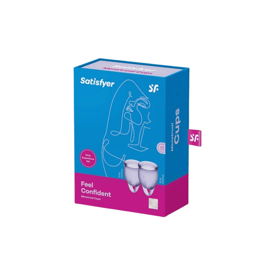 Image of Menstruációs kehely szett - Feel Confident - lila - 2db