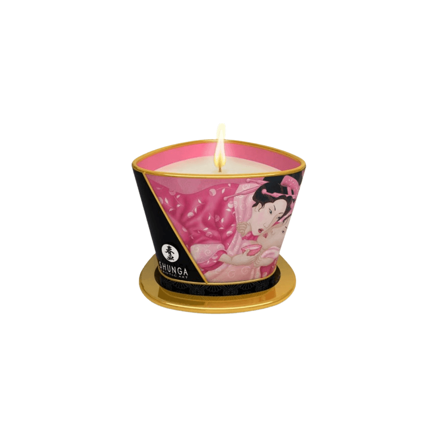 Image of Shunga - Masszázsgyertya Rózsaszirom (170ml)