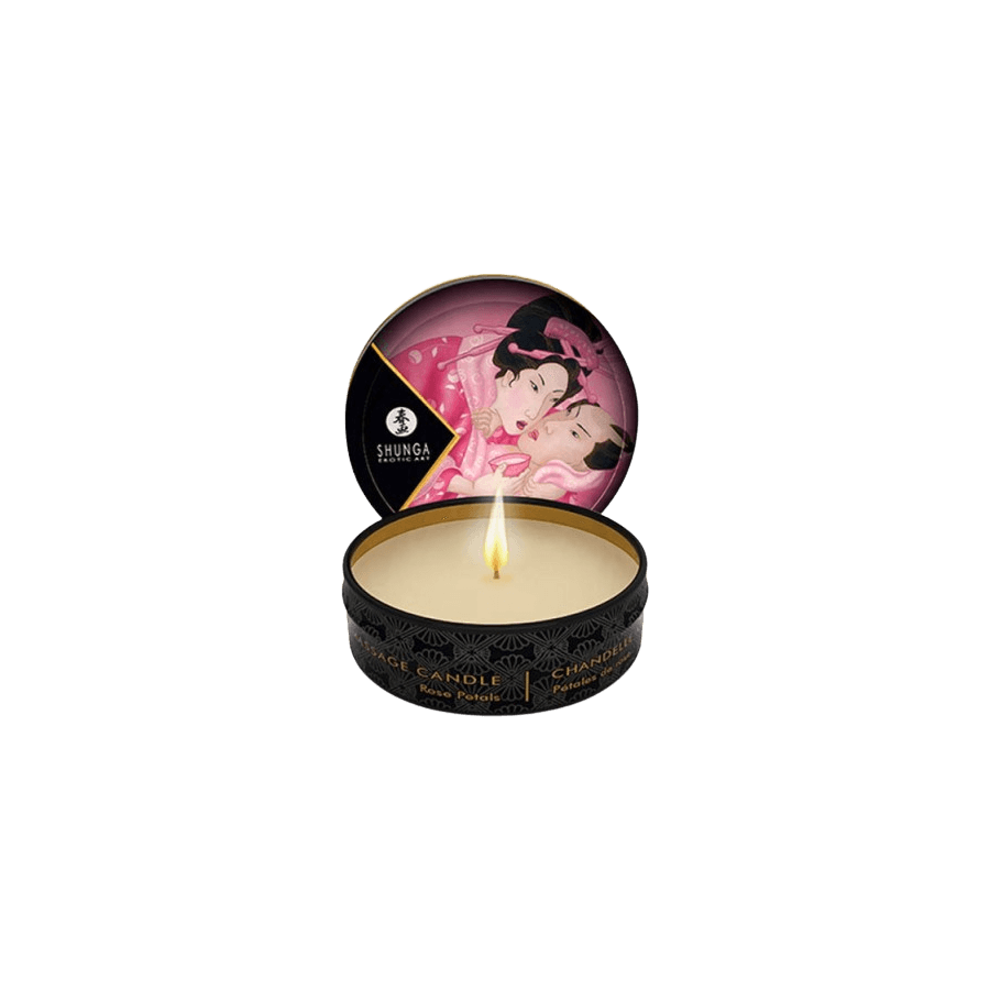 Image of Shunga - Masszázsgyertya Rózsaszirom (30ml)