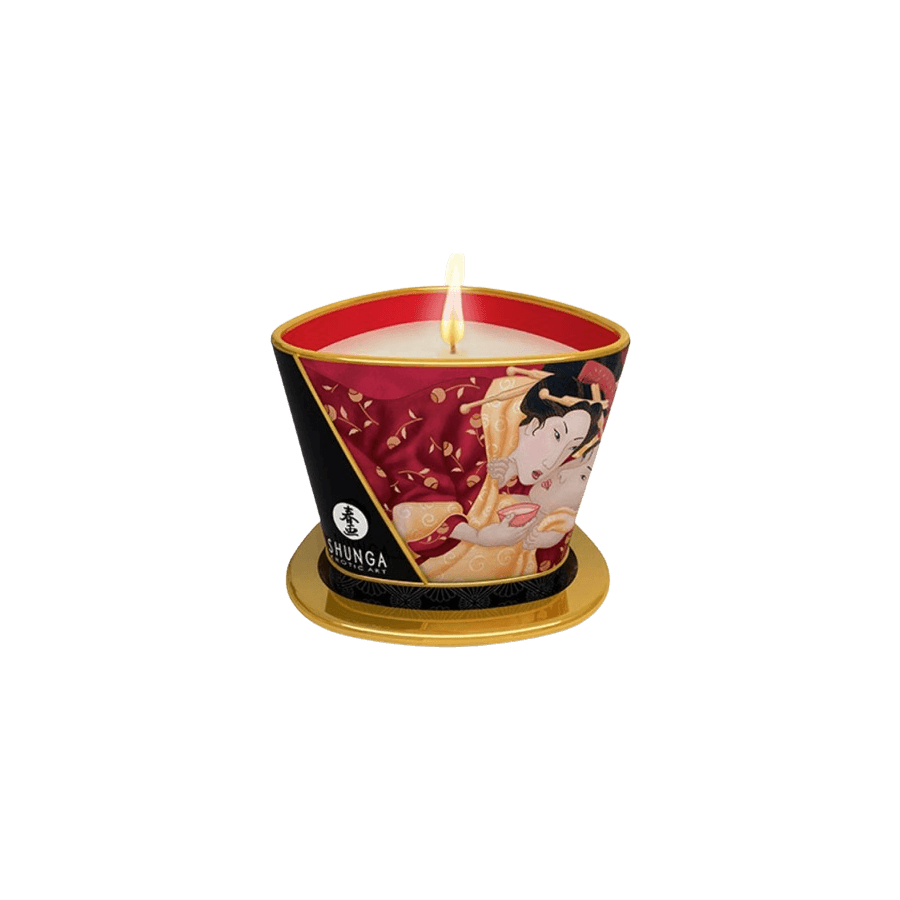 Image of Shunga - Masszázsgyertya Eper (170ml)