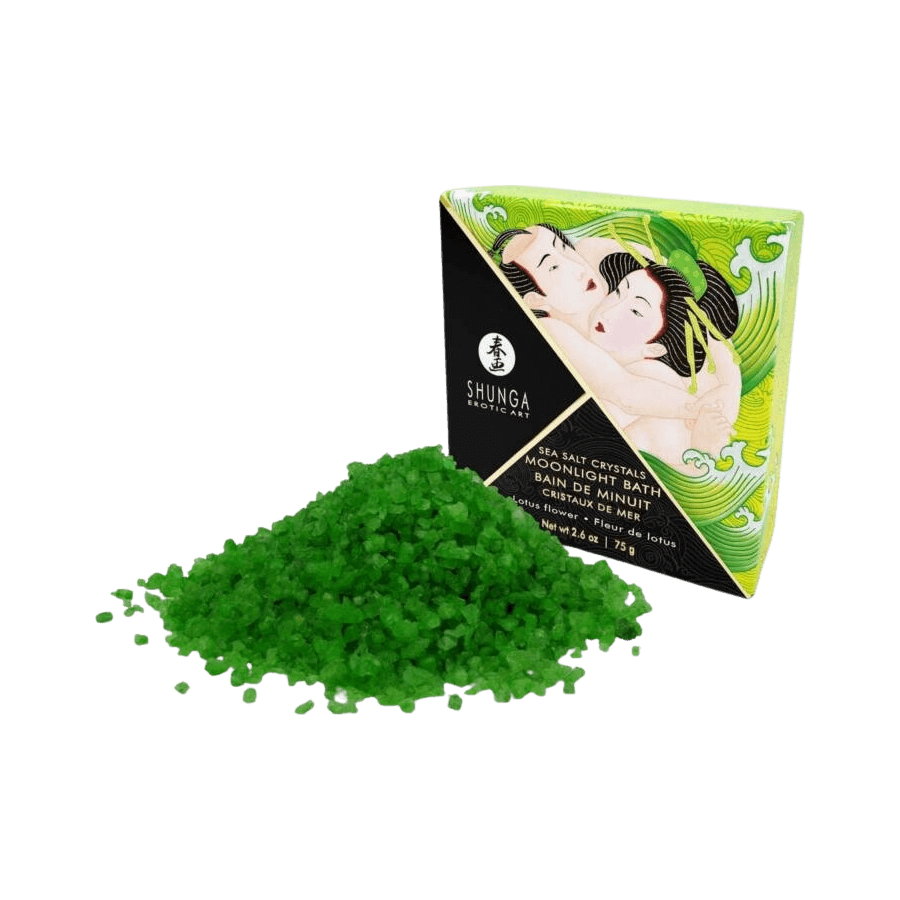 Image of Oriental Crystals Lotus Flower fürdősó - 100% holt-tengeri sóból - 75g