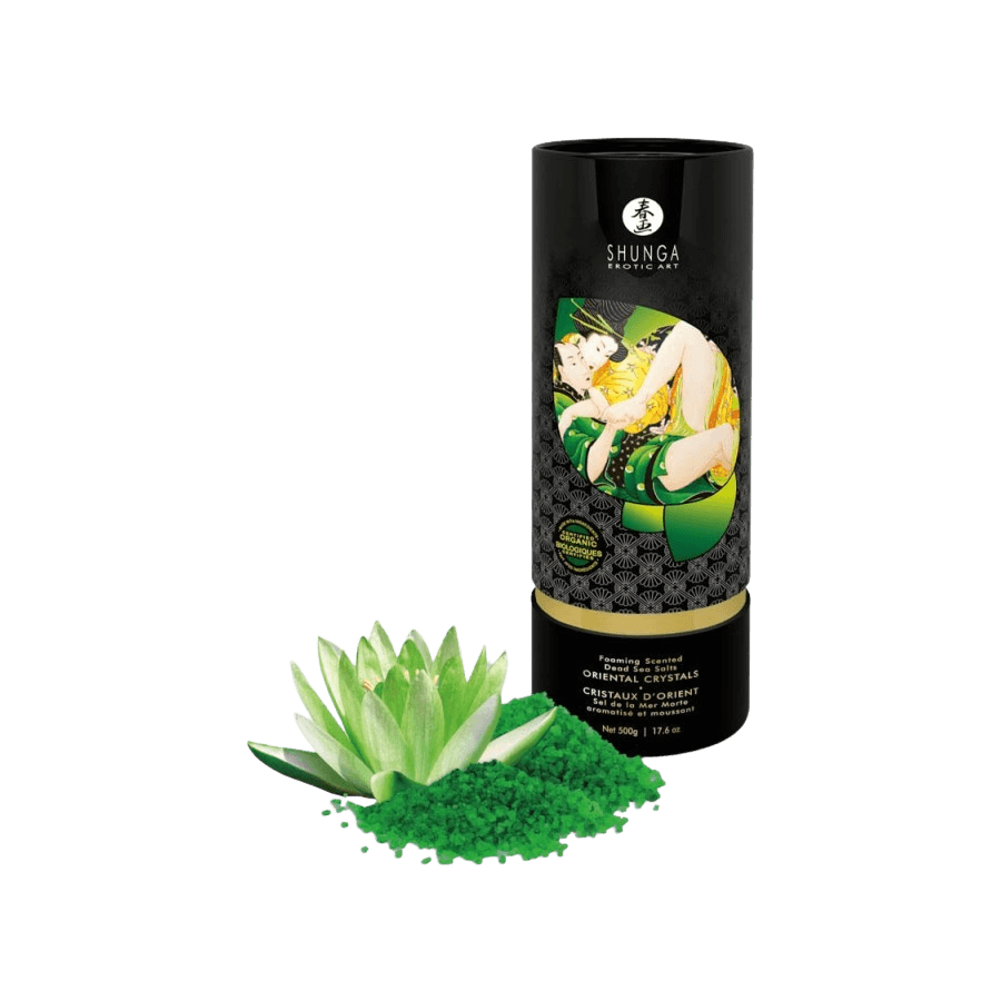 Image of Oriental Crystals Lotus Flower fürdősó - 100% holt-tengeri sóból - 500g