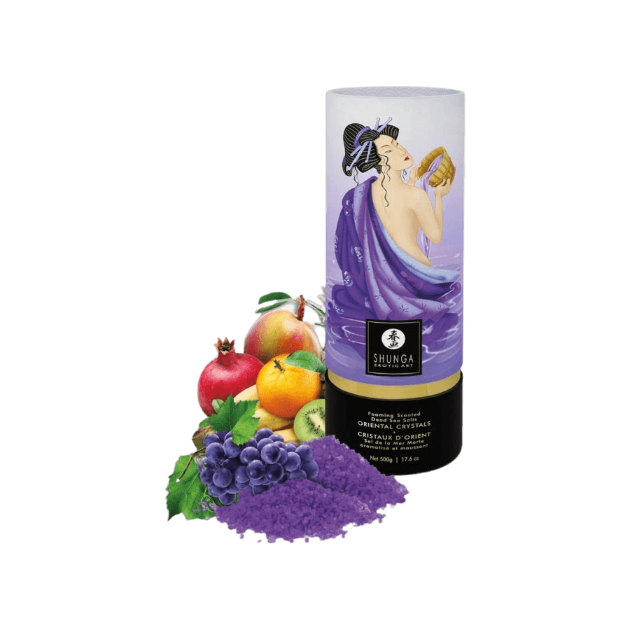 Image of Oriental Crystals Exotic Fruits fürdősó - 100% holt-tengeri sóból - 500g