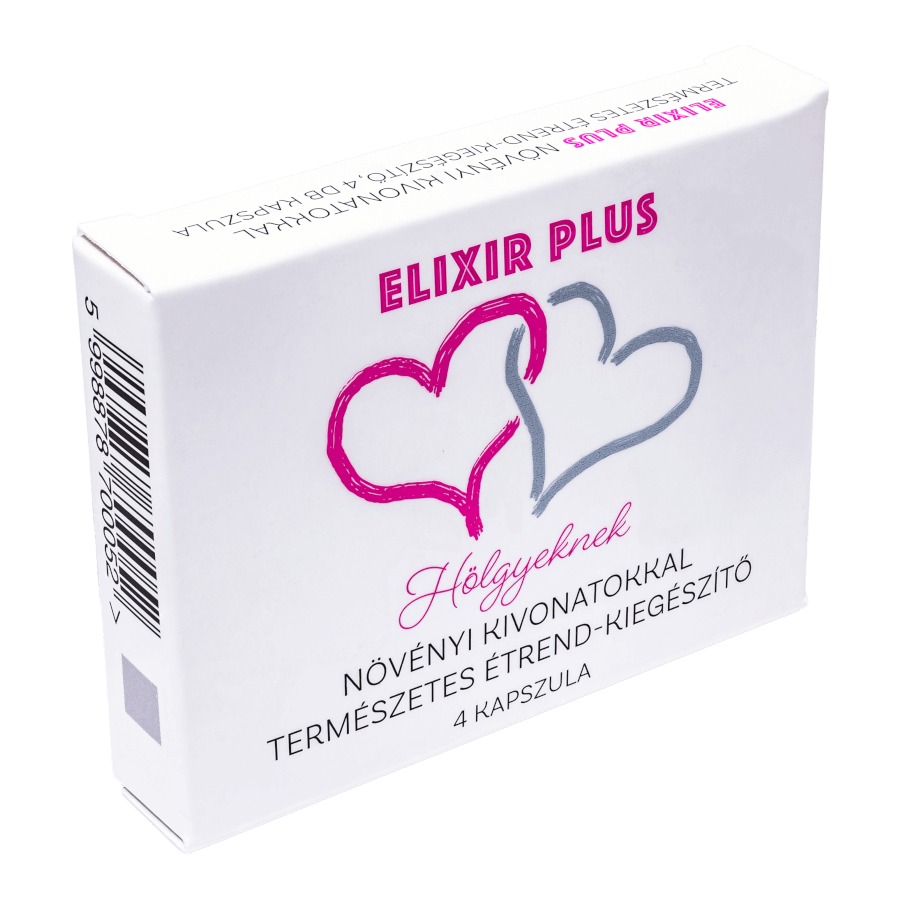 Image of Elixir Plus vágyfokozó - 4db kapszula