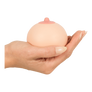 Kép 2/3 - Stresszoldó labda - cici (natúr) - kellemesen puha, ruganyos anyagból