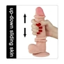 Kép 2/5 - Lovetoy - Sliding Skin Dong 8 inch - hajlítható, bőrszerű, tapadókoronggal