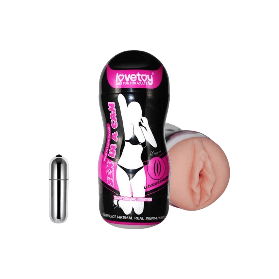 Sex In A Can -Vibrating Vagina Tunnel 1 - Lovetoy