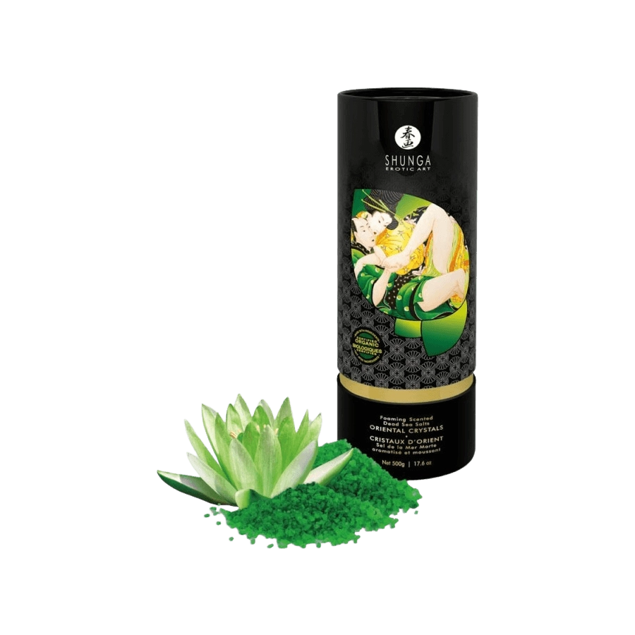 Oriental Crystals Lotus Flower fürdősó - 100% holt-tengeri sóból - 500g